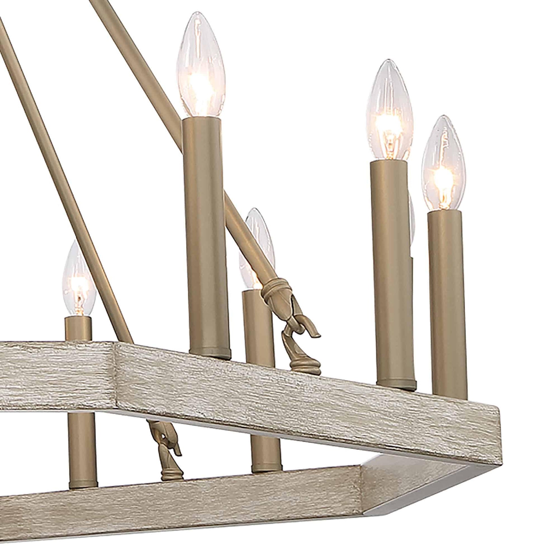 16 light candle style wagon wheel chandelier 1 (18) by ACROMA