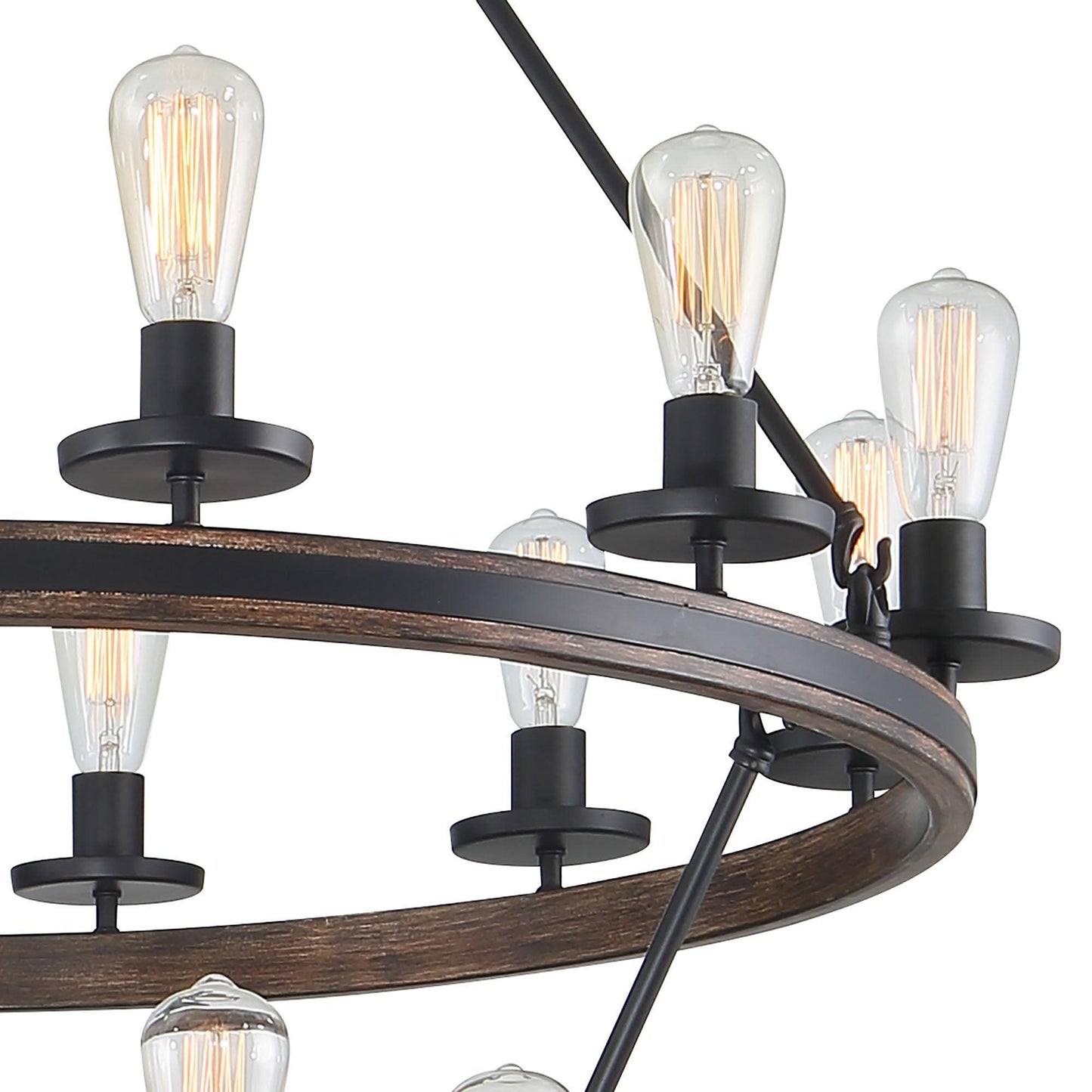 1218 | 18 - Light Candle Style Tiered Chandelier by ACROMA™  UL - ACROMA