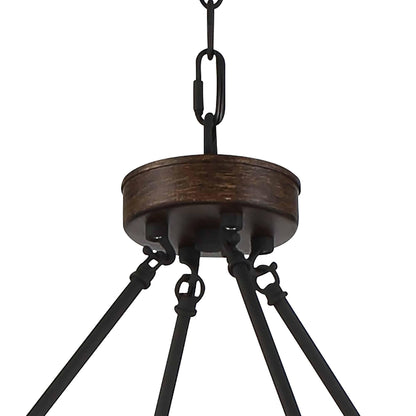 16 light wagon wheel chandelier (6) by ACROMA