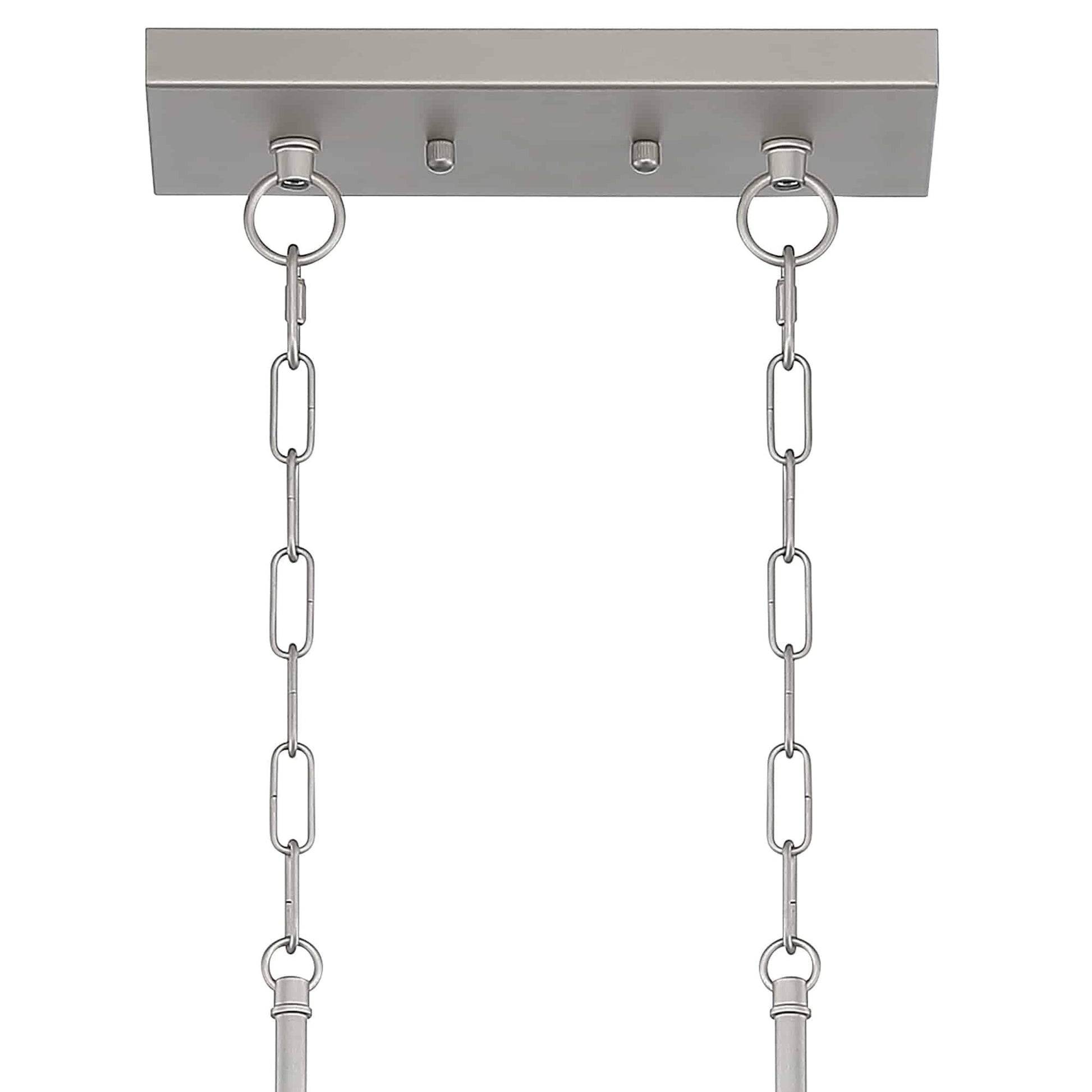 5 light lantern rectangle chandelier with accents (9) by ACROMA