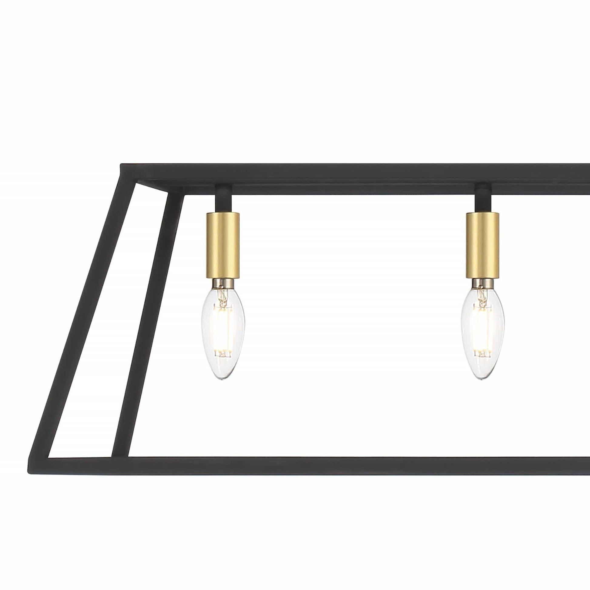 2407 | 7 - Light Square/Rectangle Chandelier by ACROMA™  UL - ACROMA