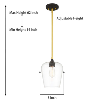 3401 | 1 - Light Single Bell Pendant by ACROMA™ UL - ACROMA