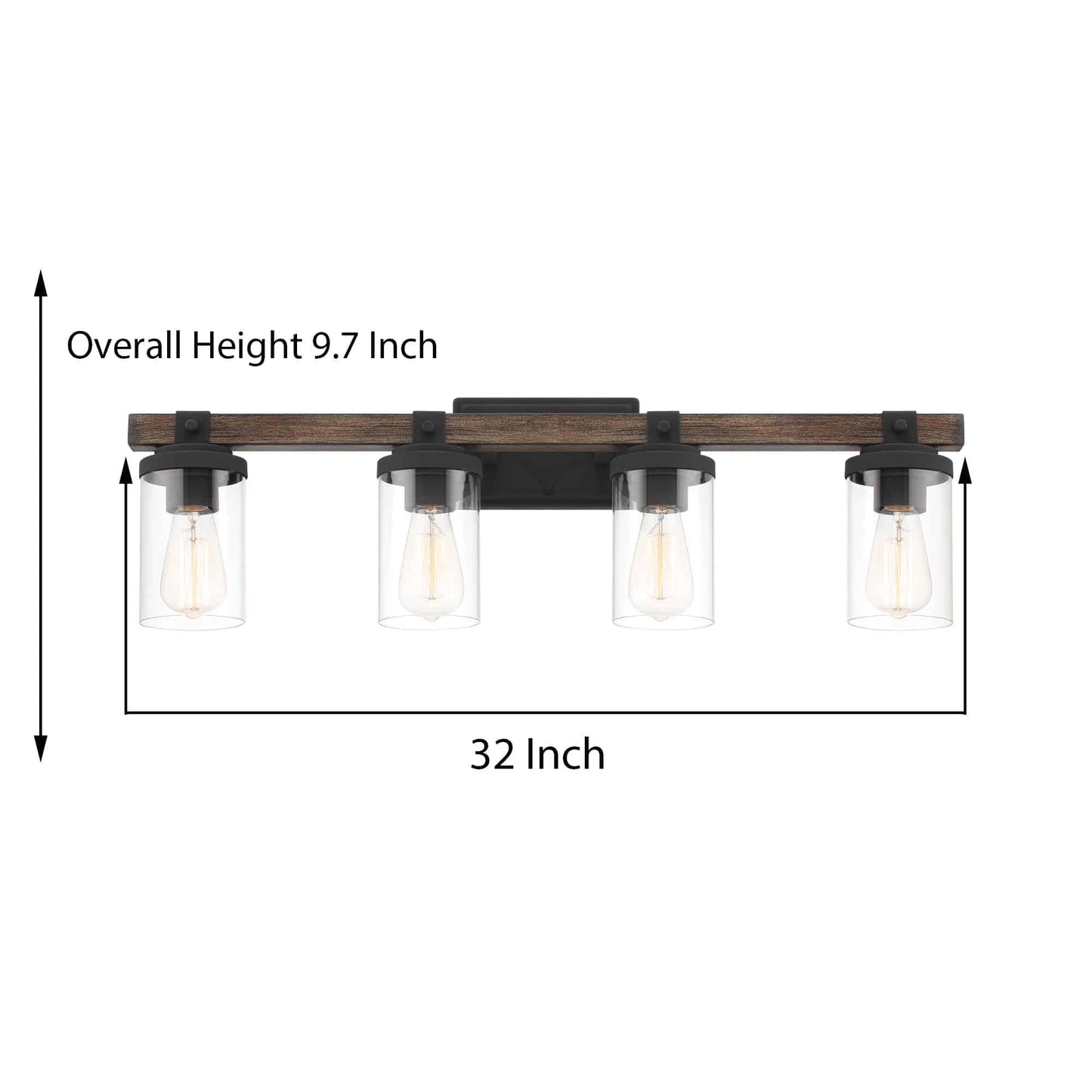5204 | 4 - Light Dimmable Vanity Light by ACROMA™  UL - ACROMA