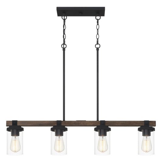 4 light linear kitchen island chandelier (8) by ACROMA