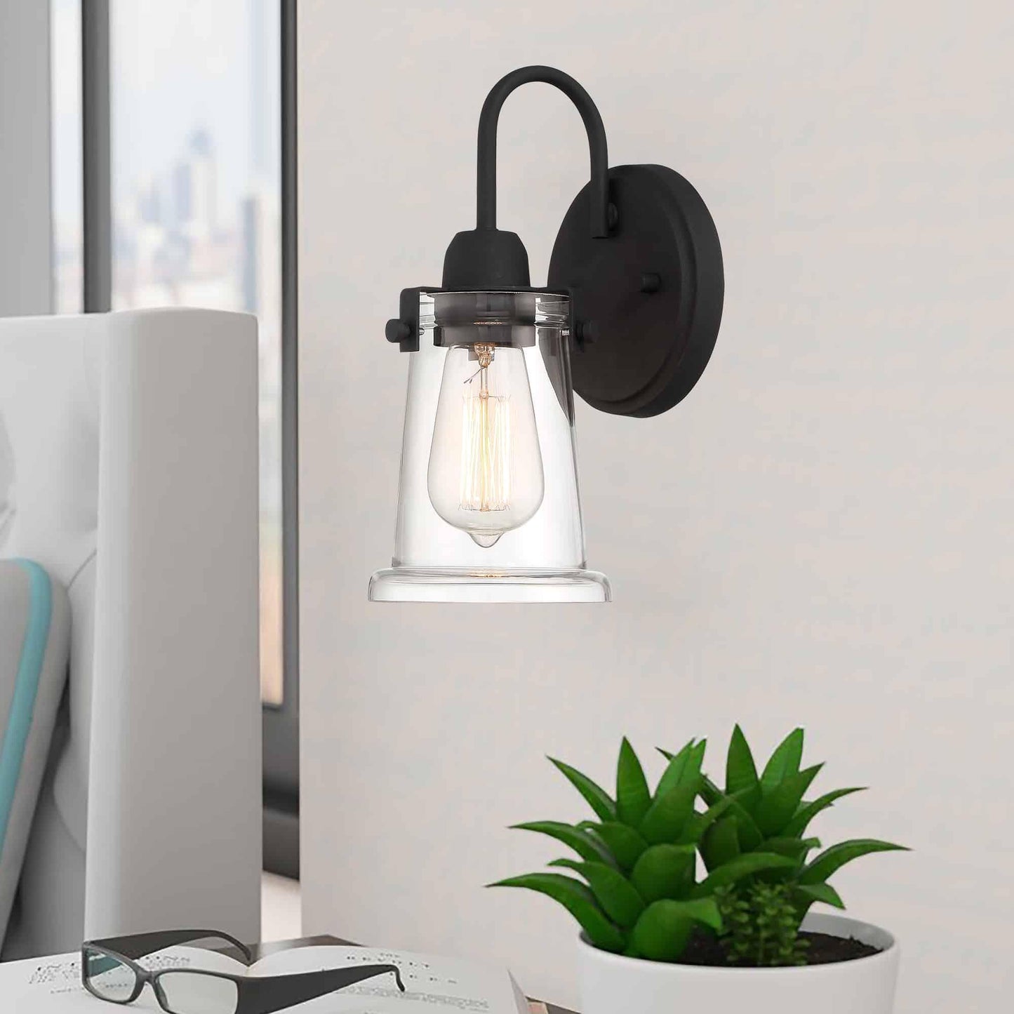 6001 | 1 - Light Dimmable Armed Sconce by ACROMA™  UL - ACROMA
