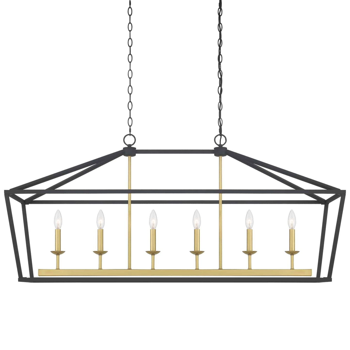 6 light linear kitchen island chandelier (2) by ACROMA