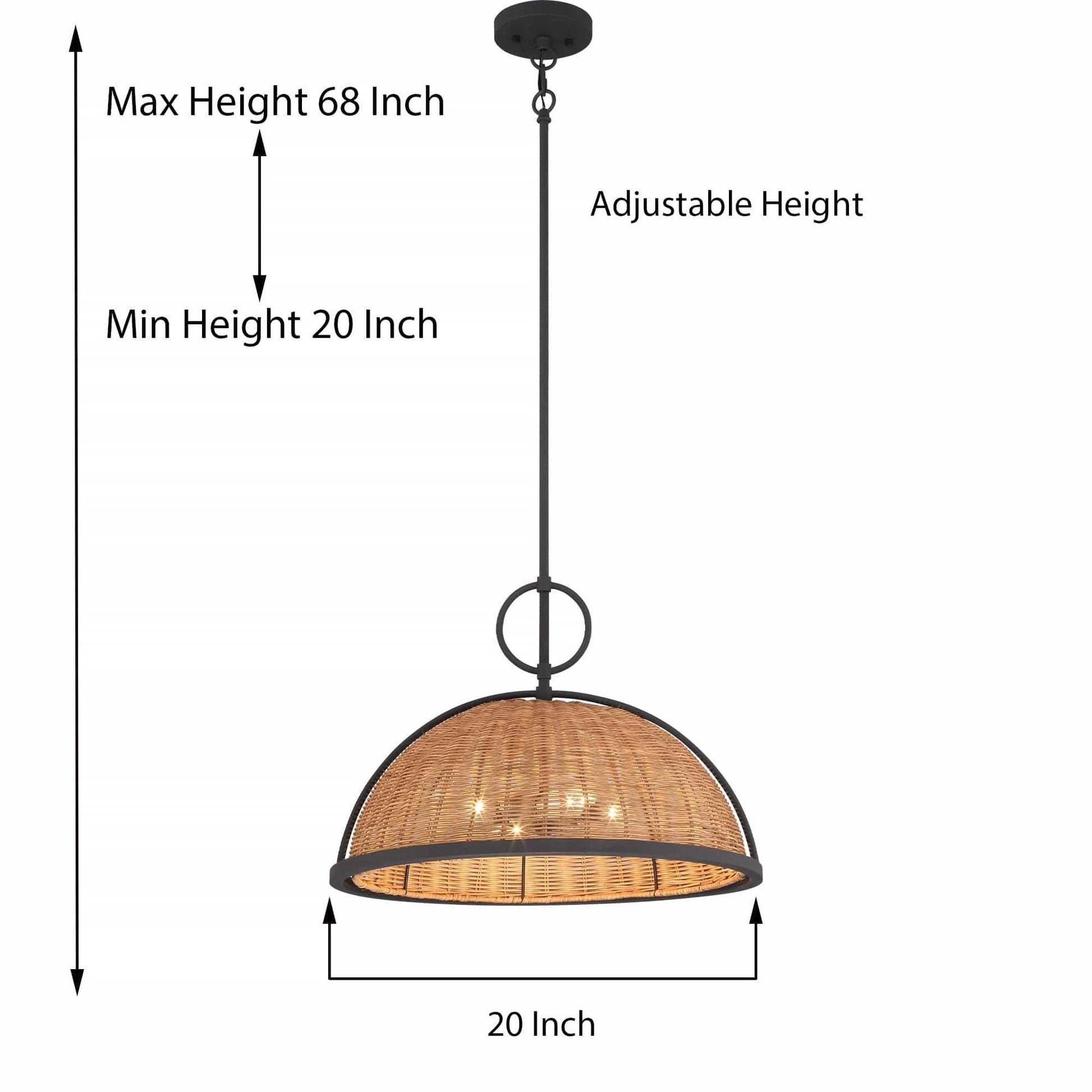 7204 | 4 - Light Single Bowl Pendant by ACROMA™  UL - ACROMA