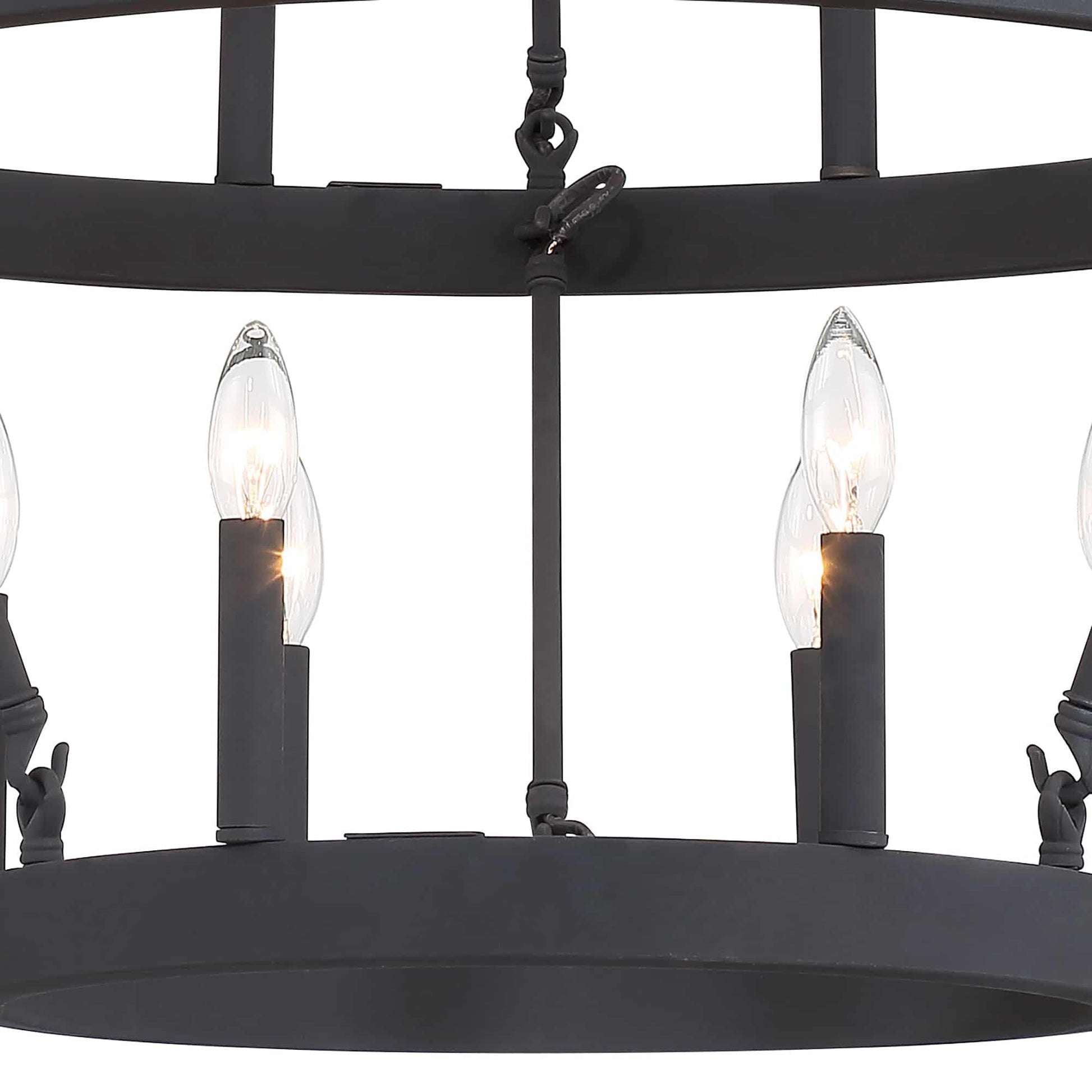 7615 | 15 - Light Candle Style Tiered Chandelier by ACROMA™  UL - ACROMA
