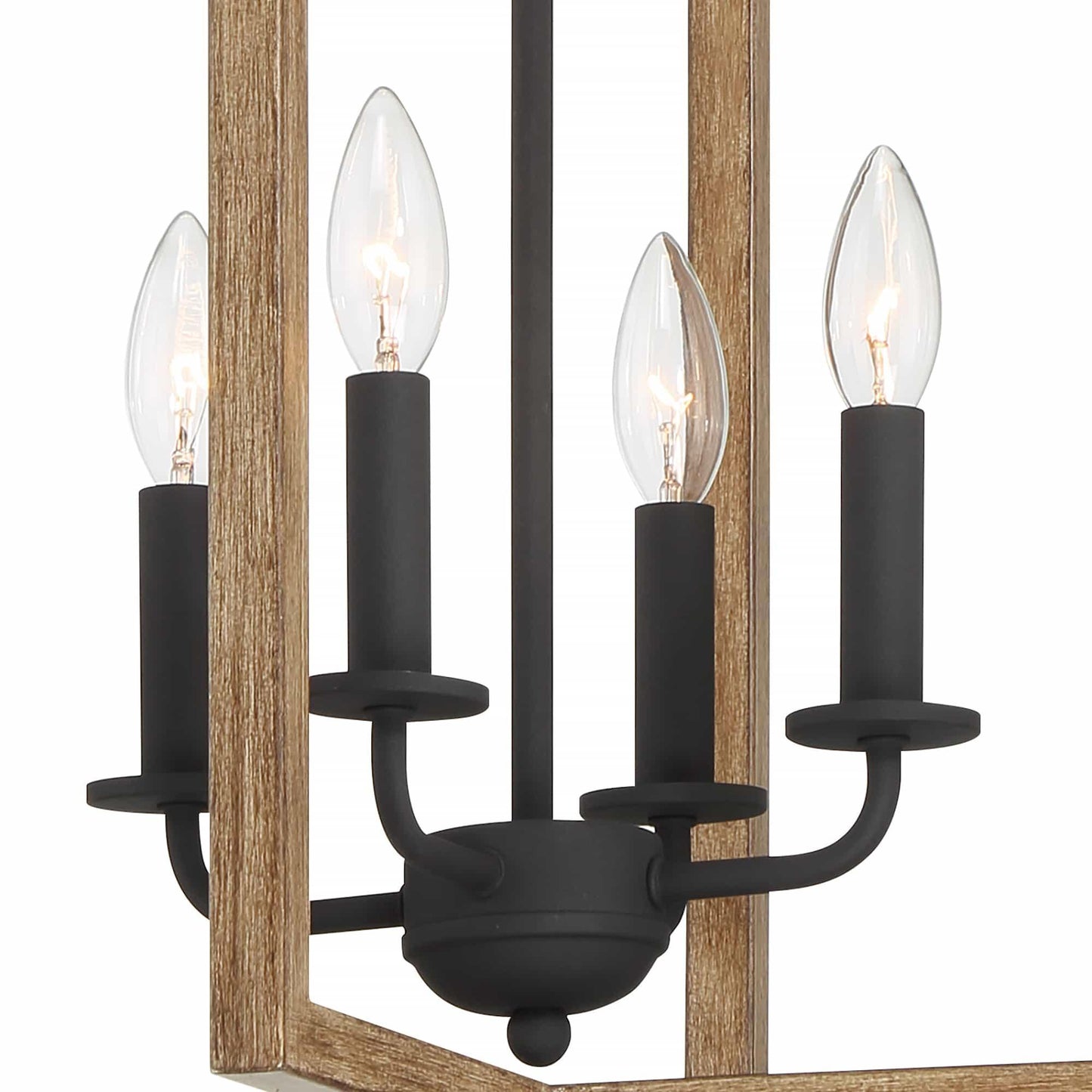 4 light candle style square chandelier (15) by ACROMA