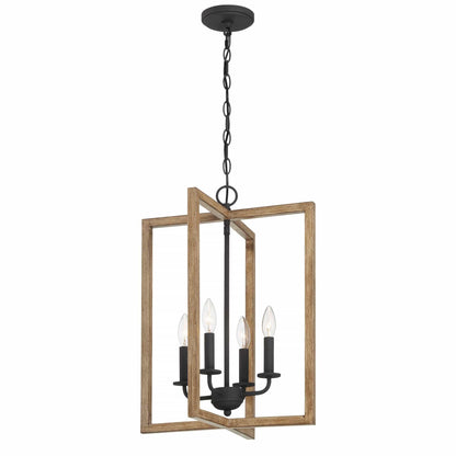 4 light candle style square chandelier (11) by ACROMA