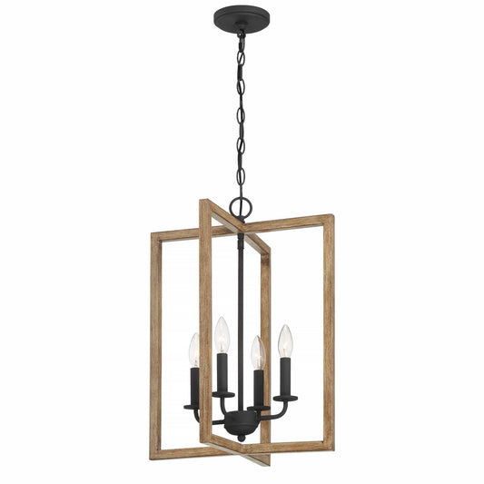4 light candle style square chandelier (11) by ACROMA