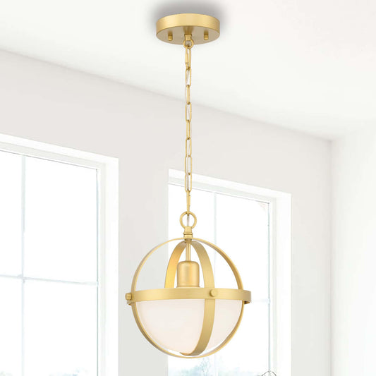 1 light unique globe chandelier (4) by ACROMA