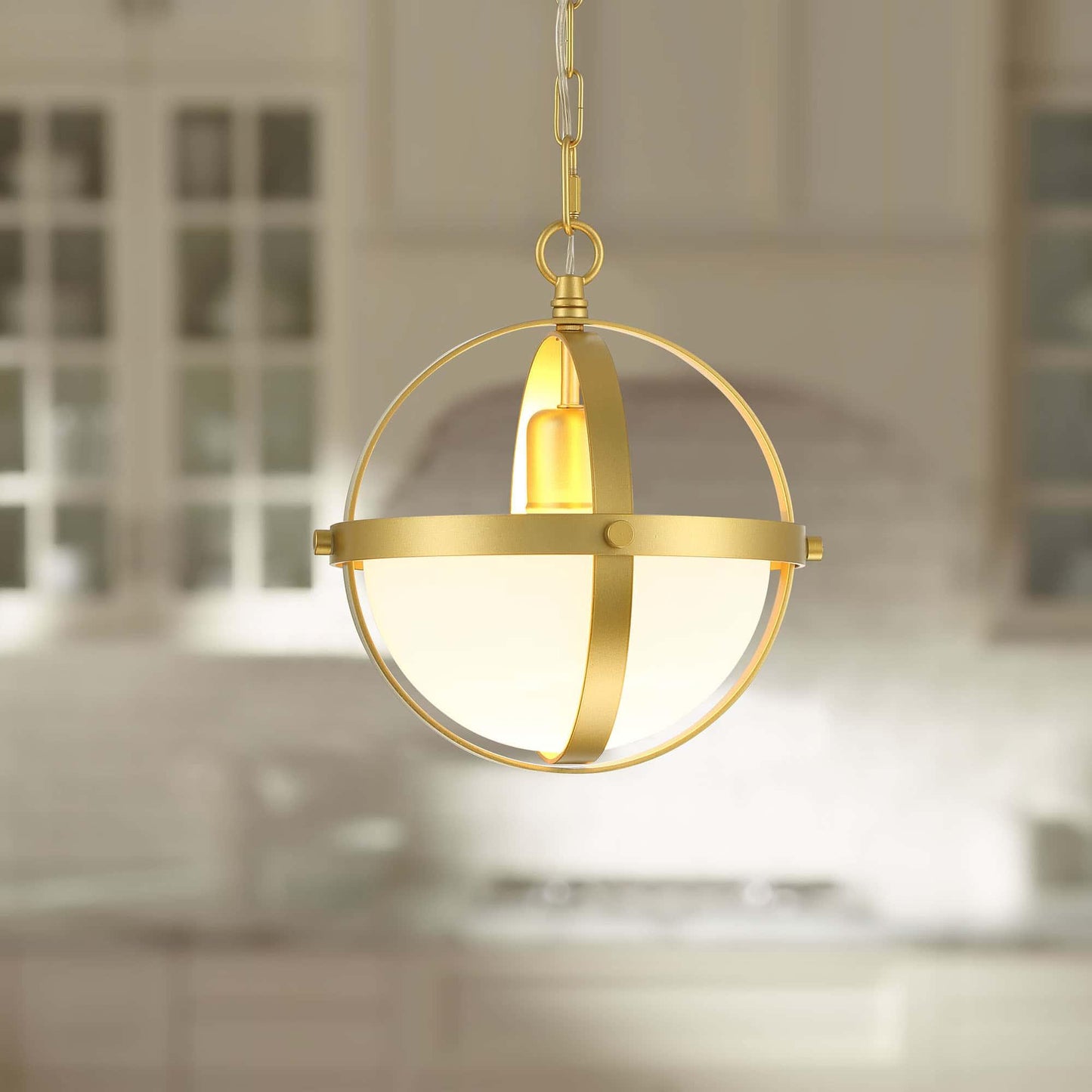 8201 | 1 - Light Unique Globe Pendant by ACROMA™ UL - ACROMA