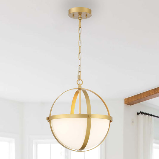 4 light unique globe chandelier (6) by ACROMA