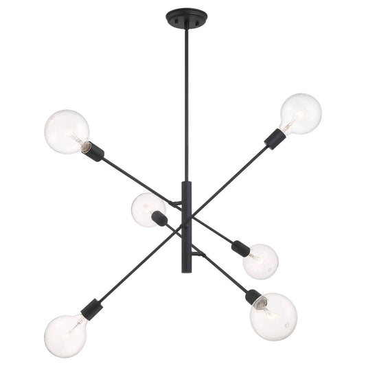 6 light sputnik sphere chandelier (6) by ACROMA