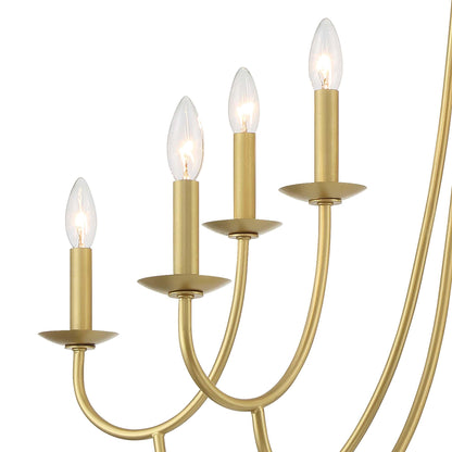 10 light candle style classic chandelier (3) by ACROMA