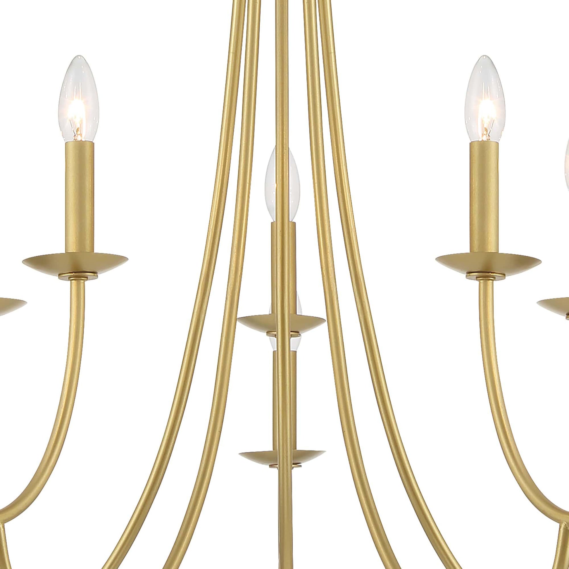 10 light candle style classic chandelier (5) by ACROMA