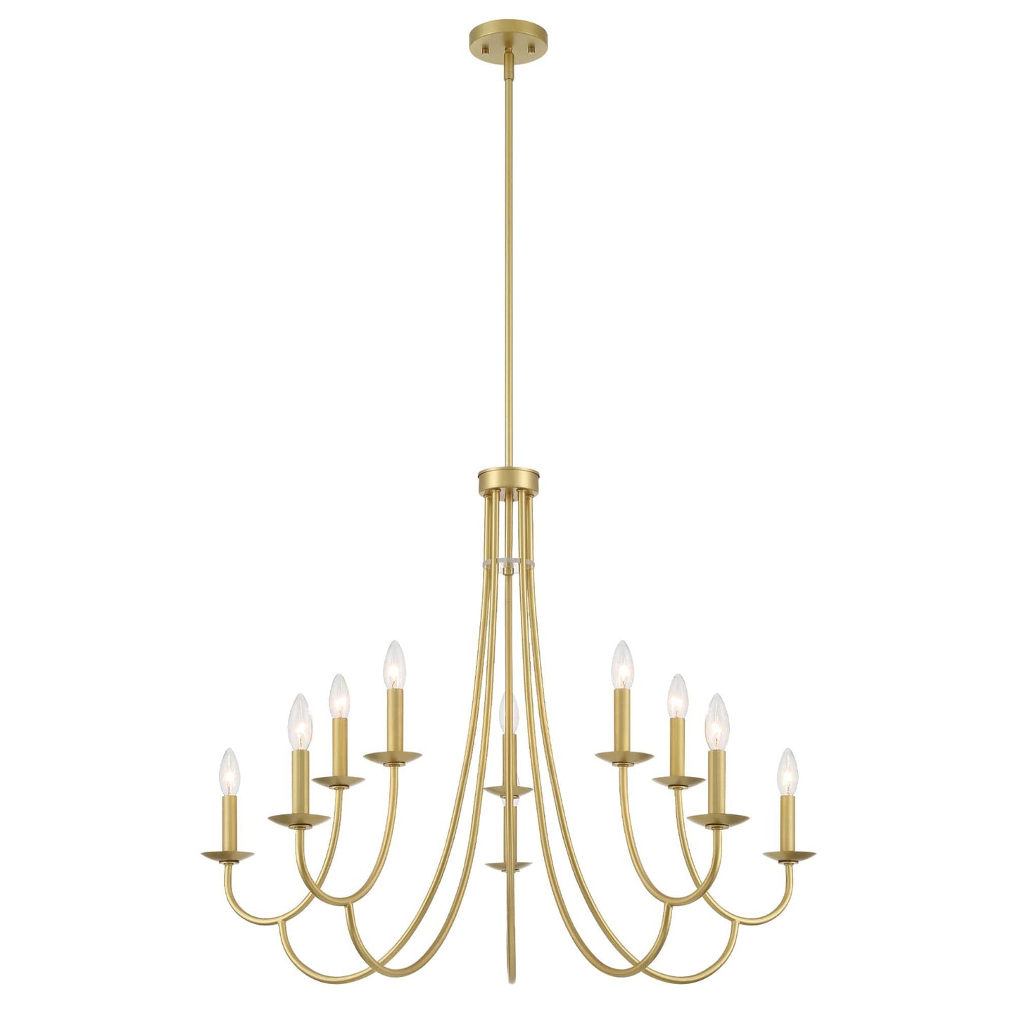 10 light candle style classic chandelier (2) by ACROMA