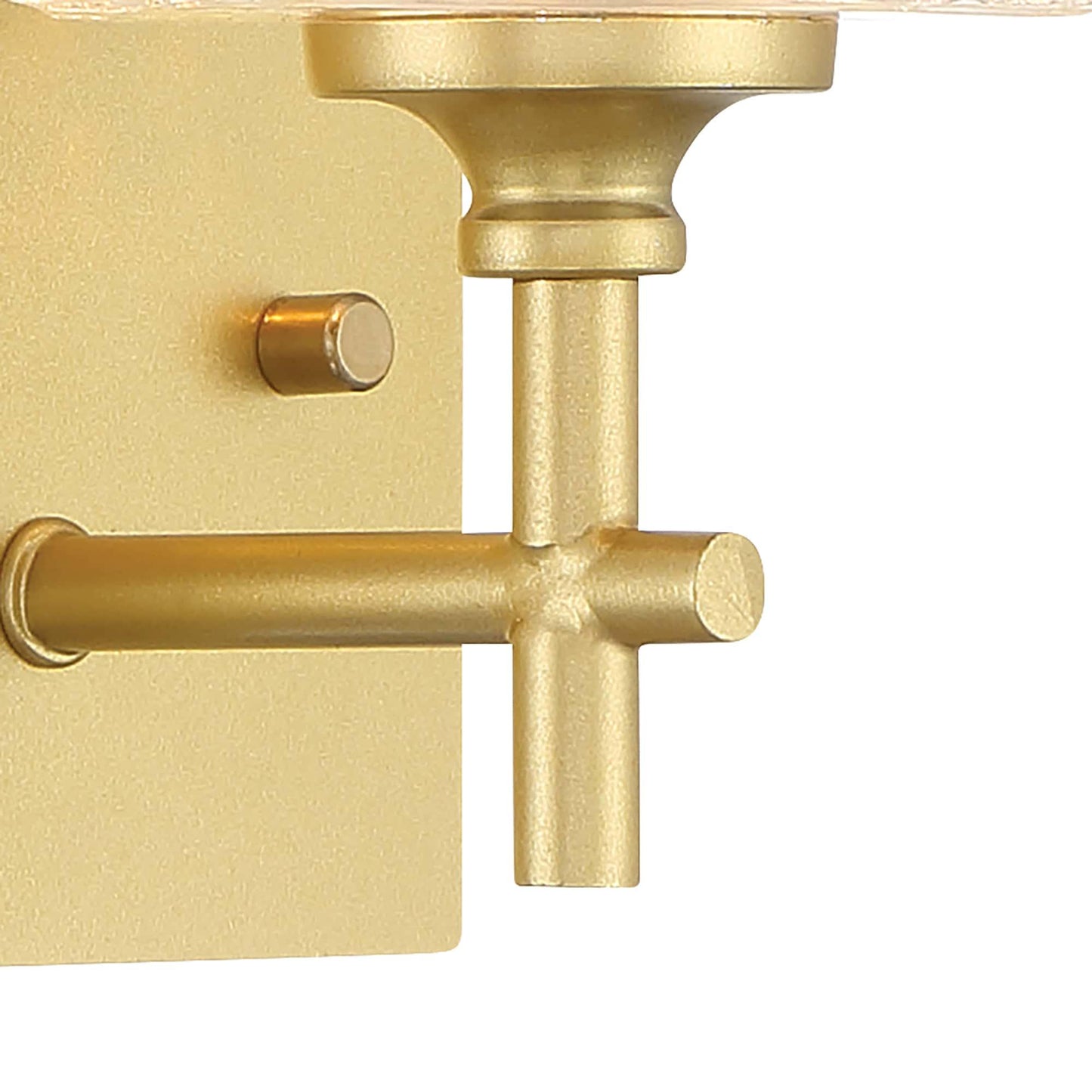 1 light gold glass wall sconce (6) by ACROMA